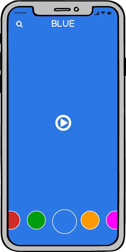 Mockup design of the green color