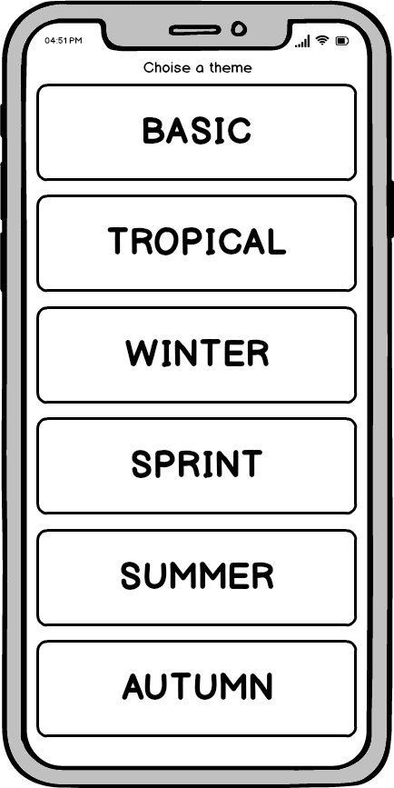 Mockup design of the green color