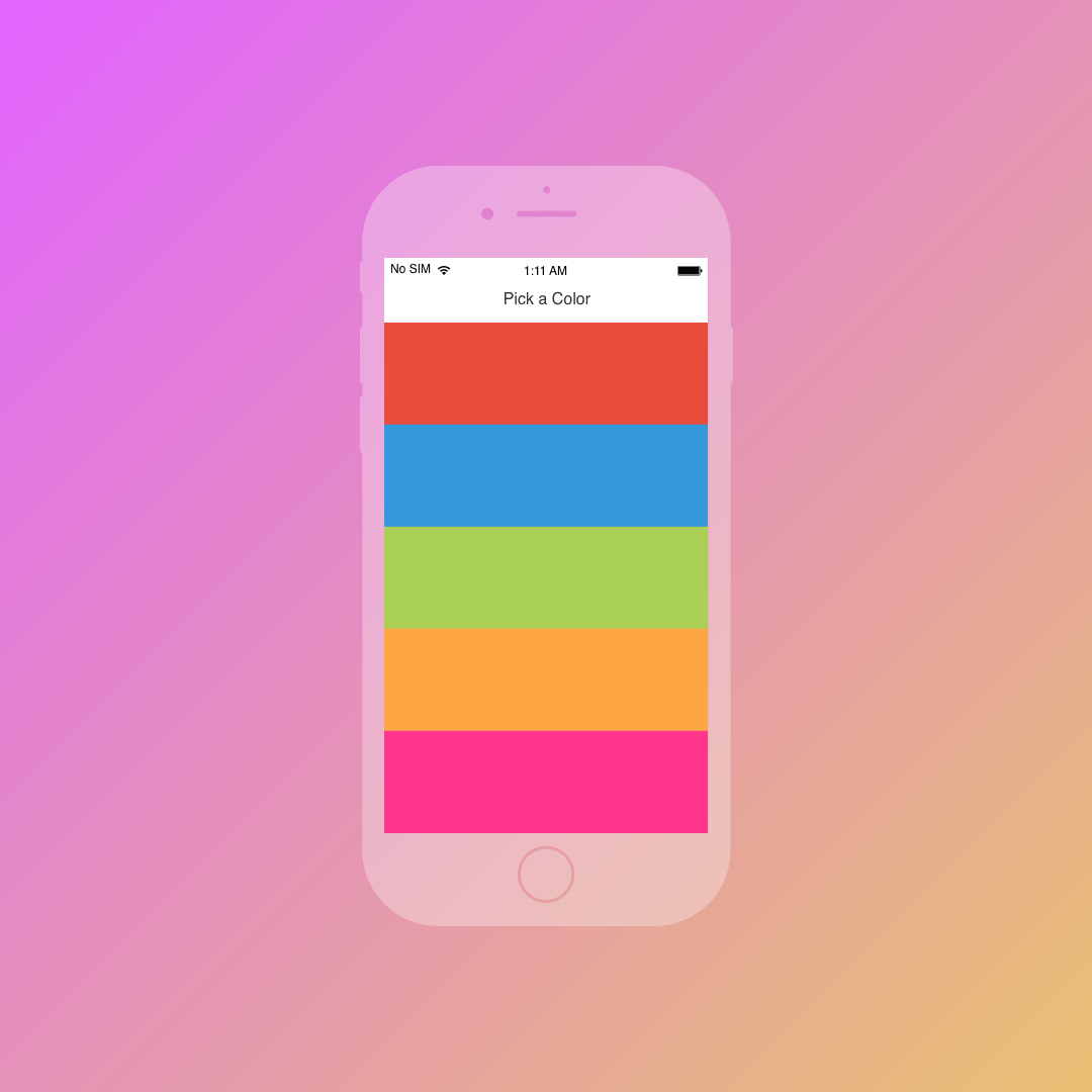 Choose a color to learn
