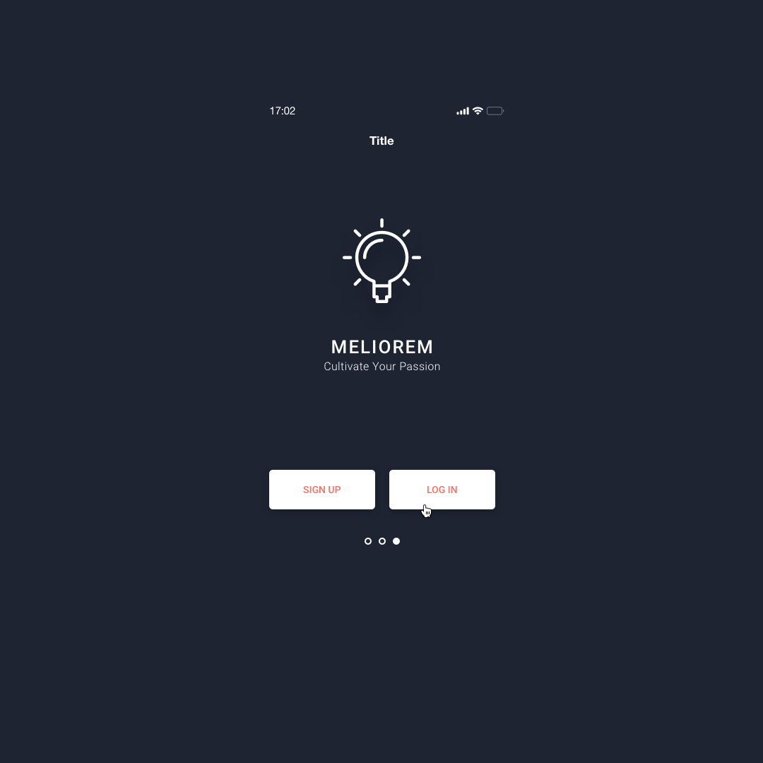 Mockup of python page