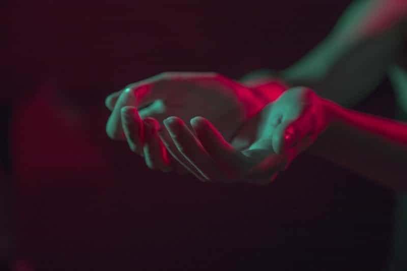 dark room neon night
