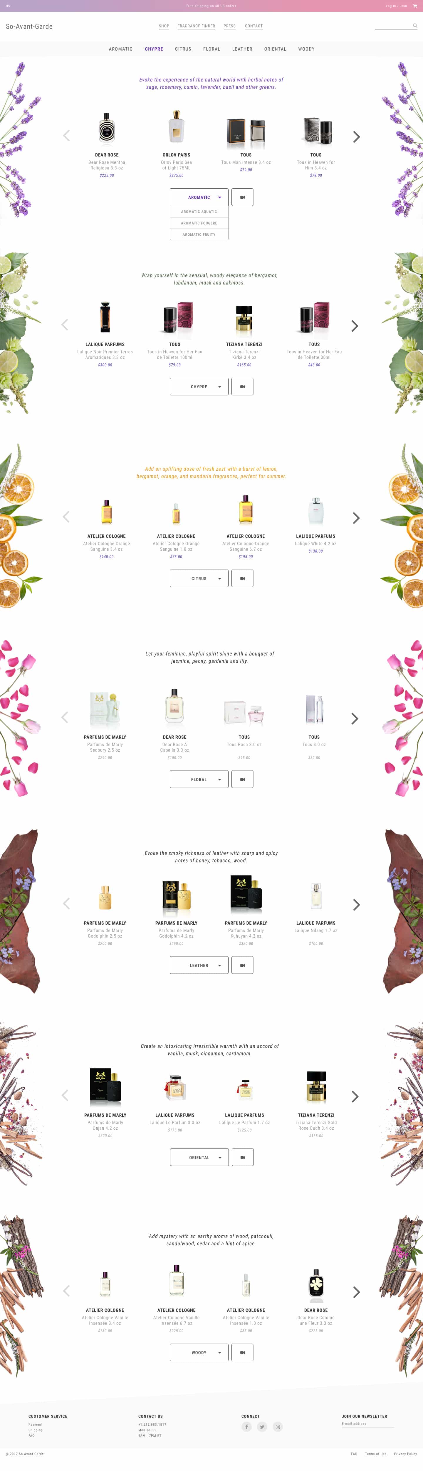 Mockup Fragrance Finder A3